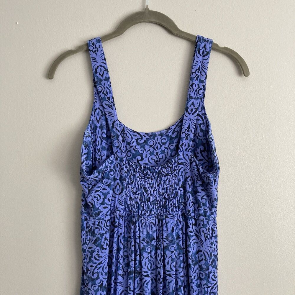 Fresh Produce Womens Sleeveless Midi Dress Blue Purple Size Medium Beach - Picture 5 of 8